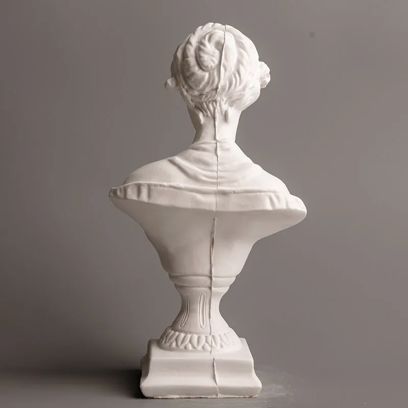 Nordic modern simple retro little Venus sculpture figure sketch small head ornament plaster statue home decoration