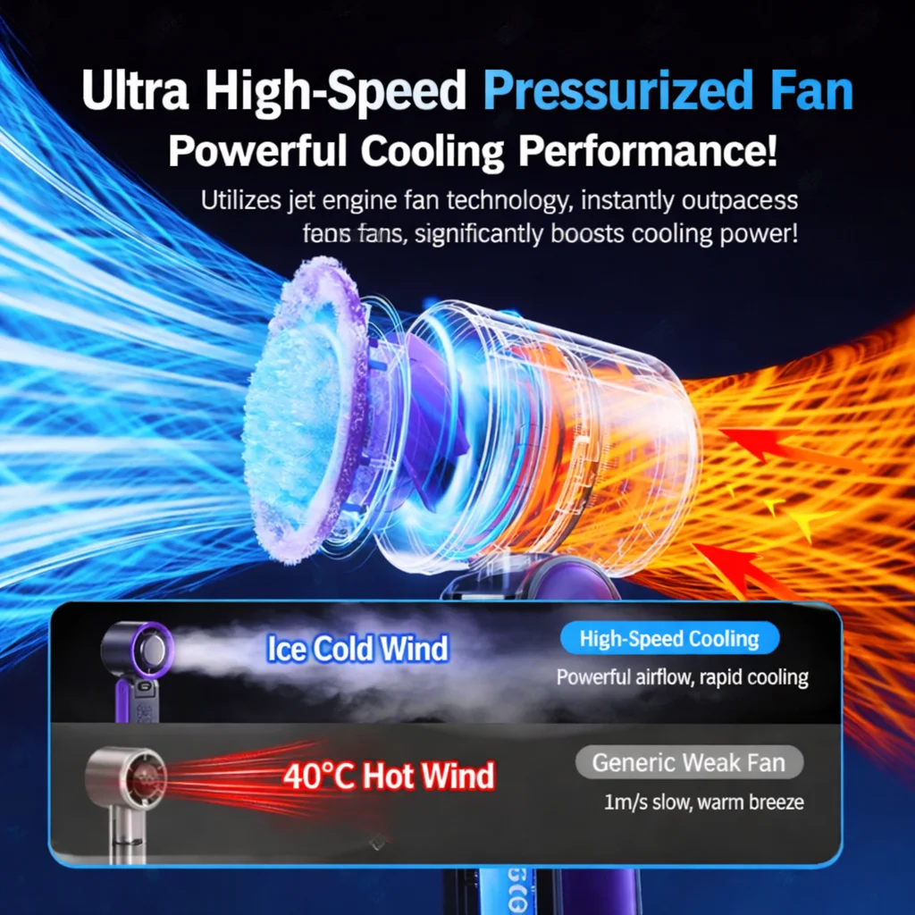 Nuevo Ventilador Portátil RGB  - Outdoor Power Fan reseña y precio