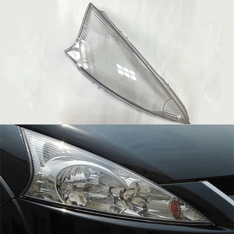 For Mitsubishi Grandis 2009-2015 Front Headlight Shell Lamp Shade Transparent Head Light Lamp Cover Parts Accessories