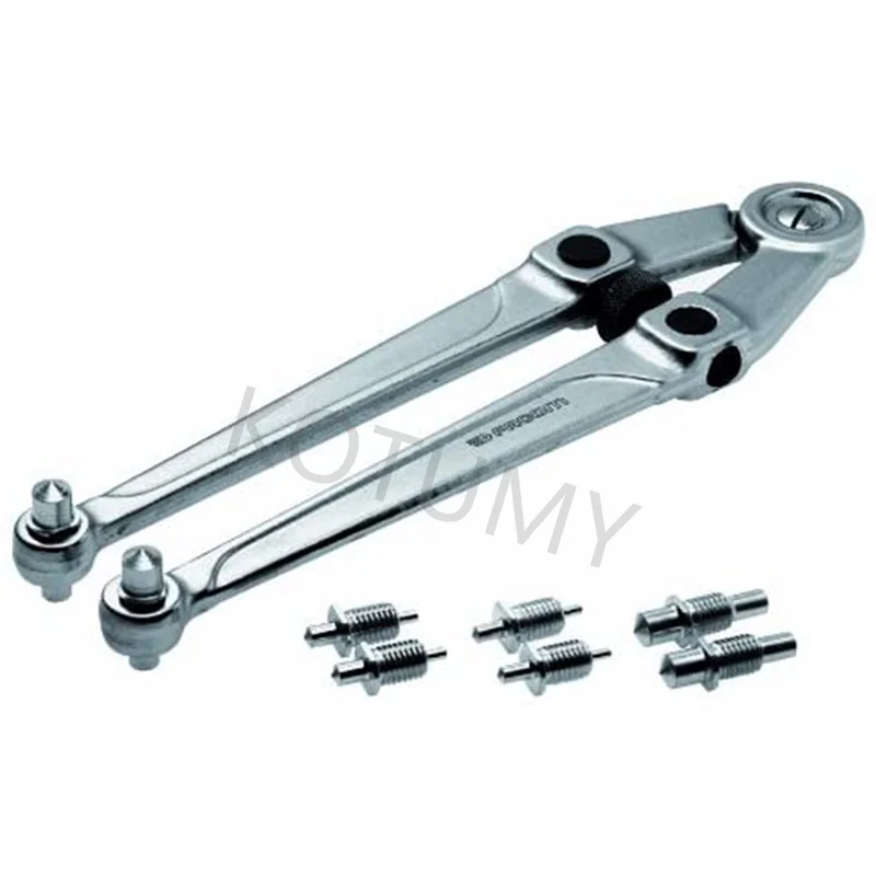 Universal Timing Belt Sprocket Holding Wrench Set Wear Resistant Alloy Steel For Global Auto Repair Tool Dealers Bulk Wholesale