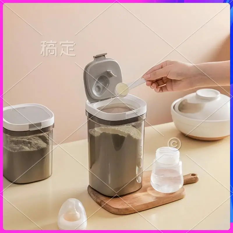 

NEW-Airtight Coffee Storage Container, Plastic Kitchen Canister With Lid For Coffee Bean, Flour, Sugar, Cereal