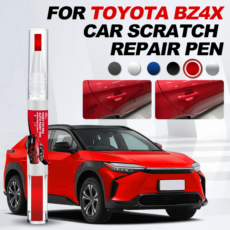 

Автомобильные аксессуары для Toyota BZ4X 2021-2025 AXA10: Карандаш для ремонта краски, средство для удаления царапин, DIY аксессуары для авто, черный/белый
