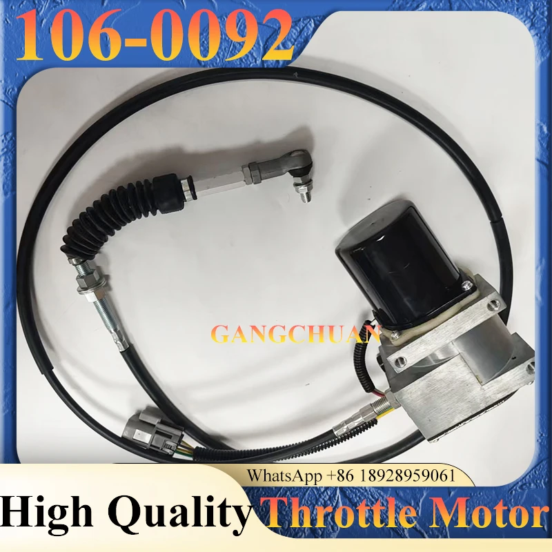 Hoge Kwaliteit Graafmachine Deel Gasklepmotor Enkele Kabel106-0092 voor E320 E320L E320N