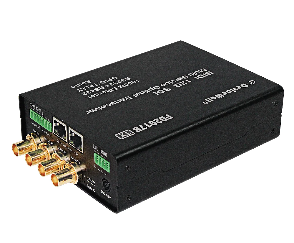 

Broadcast Grade 12G SDI Fiber Transmission System FD2917BAR