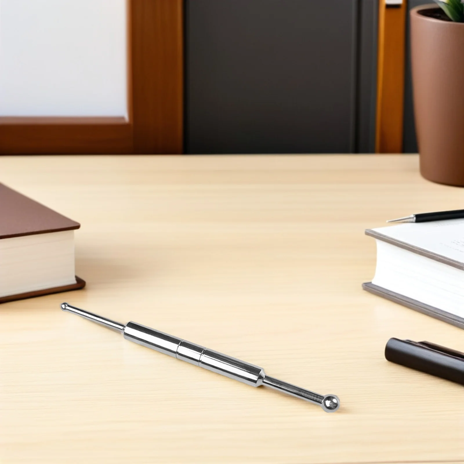 

Deep Tissue Massage Pen Stainless Steel Trigger Point Tool Facial Full Body Acupressure Stick Muscle Relaxation Massage