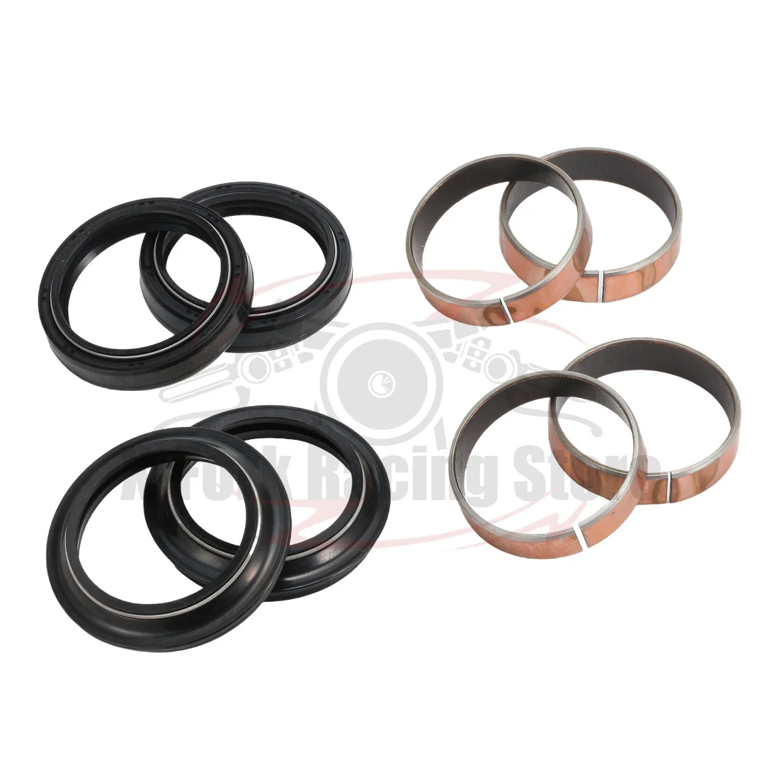 

Front Fork Bushings Oil Seals Dust Seals Kit For BMW S1000RR 2008-2018 K46 Fork Tube Bushes Oil Dust Seals Set