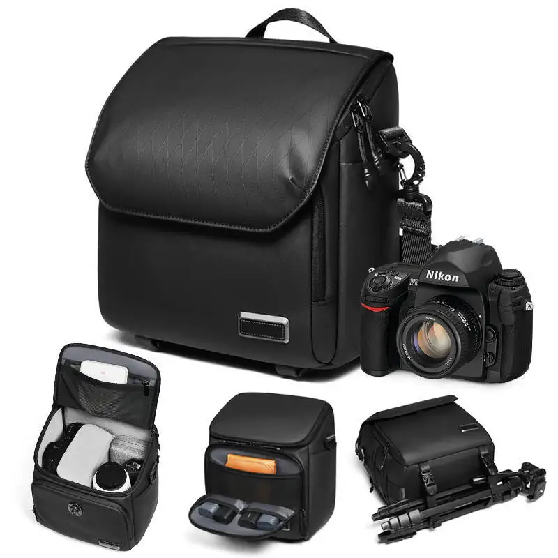 Oxford fabric wear-resistant single-shoulder camera bag portable shock-absorbing partition inner liner, waterproof crossbody bag