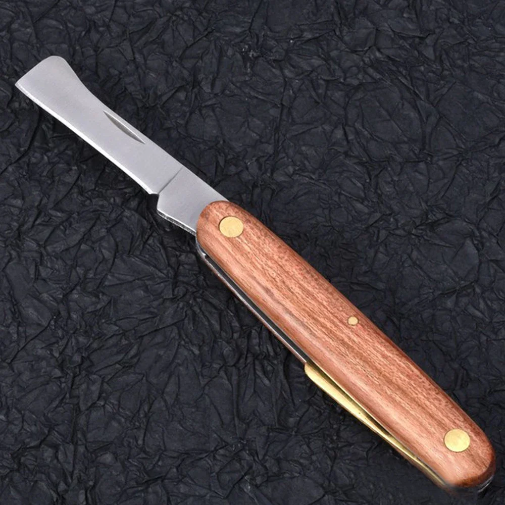 Foldable Wooden Handle Branch Cutter Seedling Tree Garden Supplies Garden Hand Tools Pruning Knifes Grafting Cutter