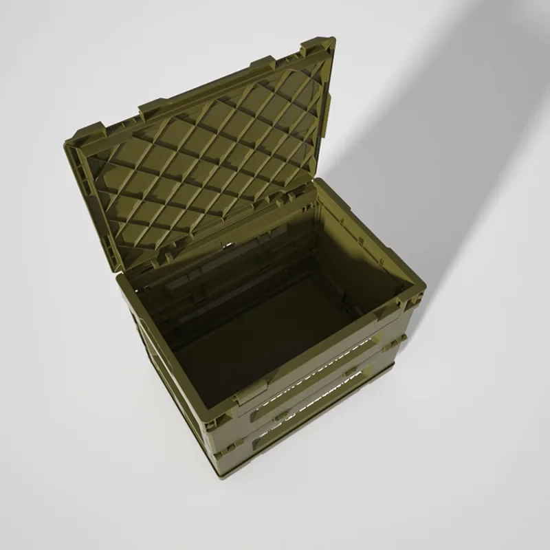 Outdoor Camping Storage Box, Multi-Purpose Crate, Folding Portable Storage Box, Pátio e Carro