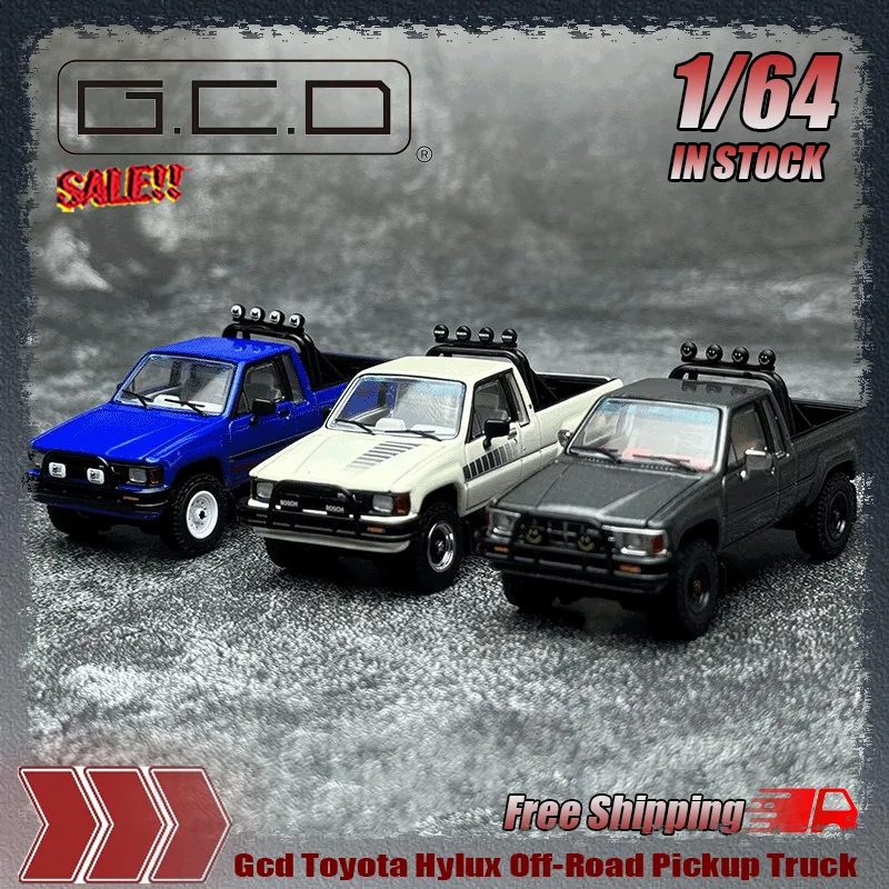 

Новый запас Gcd 1:64 Toyota Hylux внедорожный пикап моделирование сплава миниатюрная модель автомобиля на заказ коллекция игрушек подарки орнамент