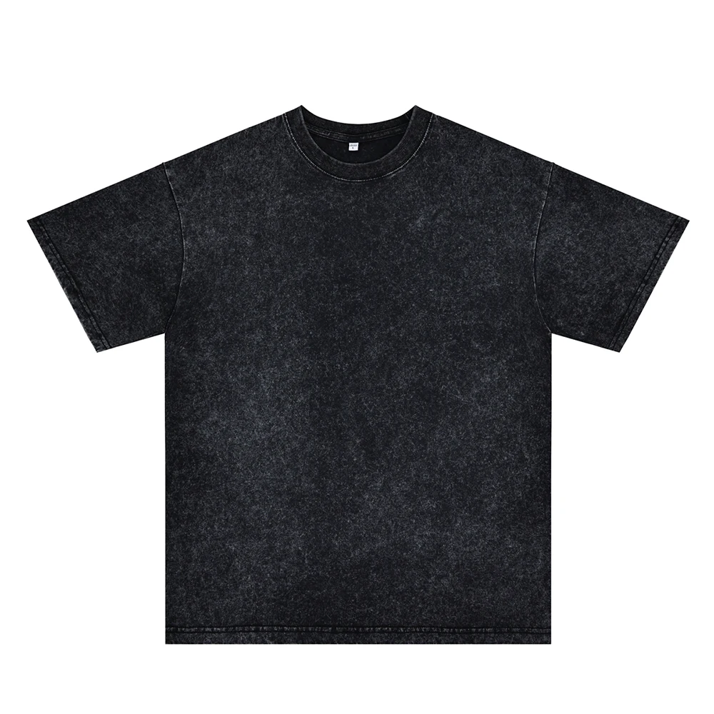 Superway Original Design Retro Washable T-Shirts Unisex Casual Vintage Cotton Oversized Streetwear Hip Hop American Style Tops