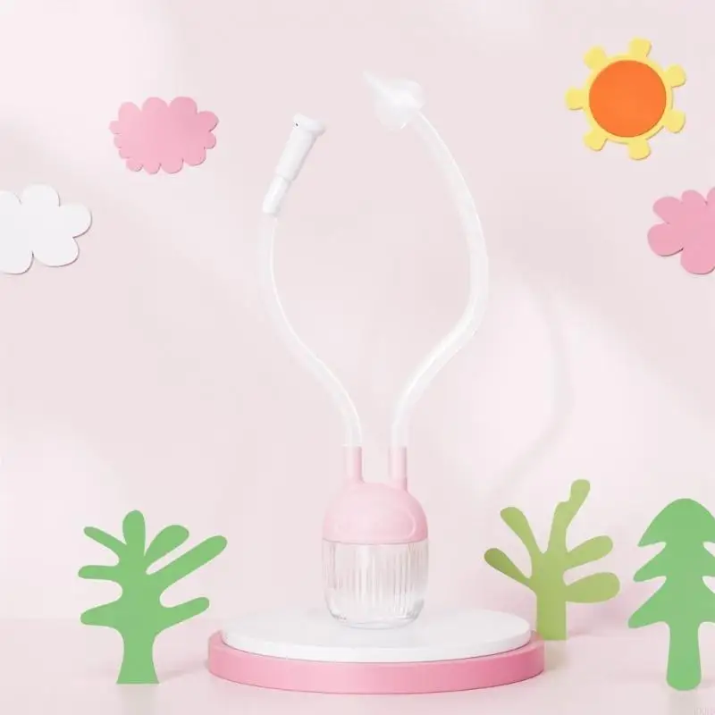 

Nose Cleaner Baby Nasal Suction Aspirator Mouth Suction Nasal Aspirator Cleaner Nose Cleaning Tool for 0-3 Year Newborns
