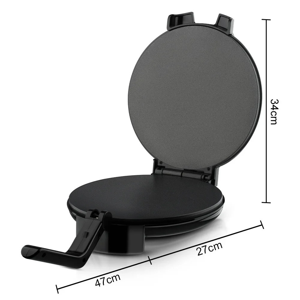 صانع الفطائر للاستخدام المنزلي للشواية الكهربائية لفات الربيع مع إعدادات قابلة للتعديل لفات الربيع والكريب والخبز المسطح #6