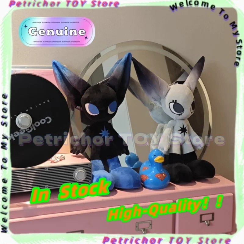 

Original New High-End Custom Doll Elf Cat Plush Toys Cartoon Cat Stuffed Doll Blue And White Shadowy Cat Plushie Birthday Gift