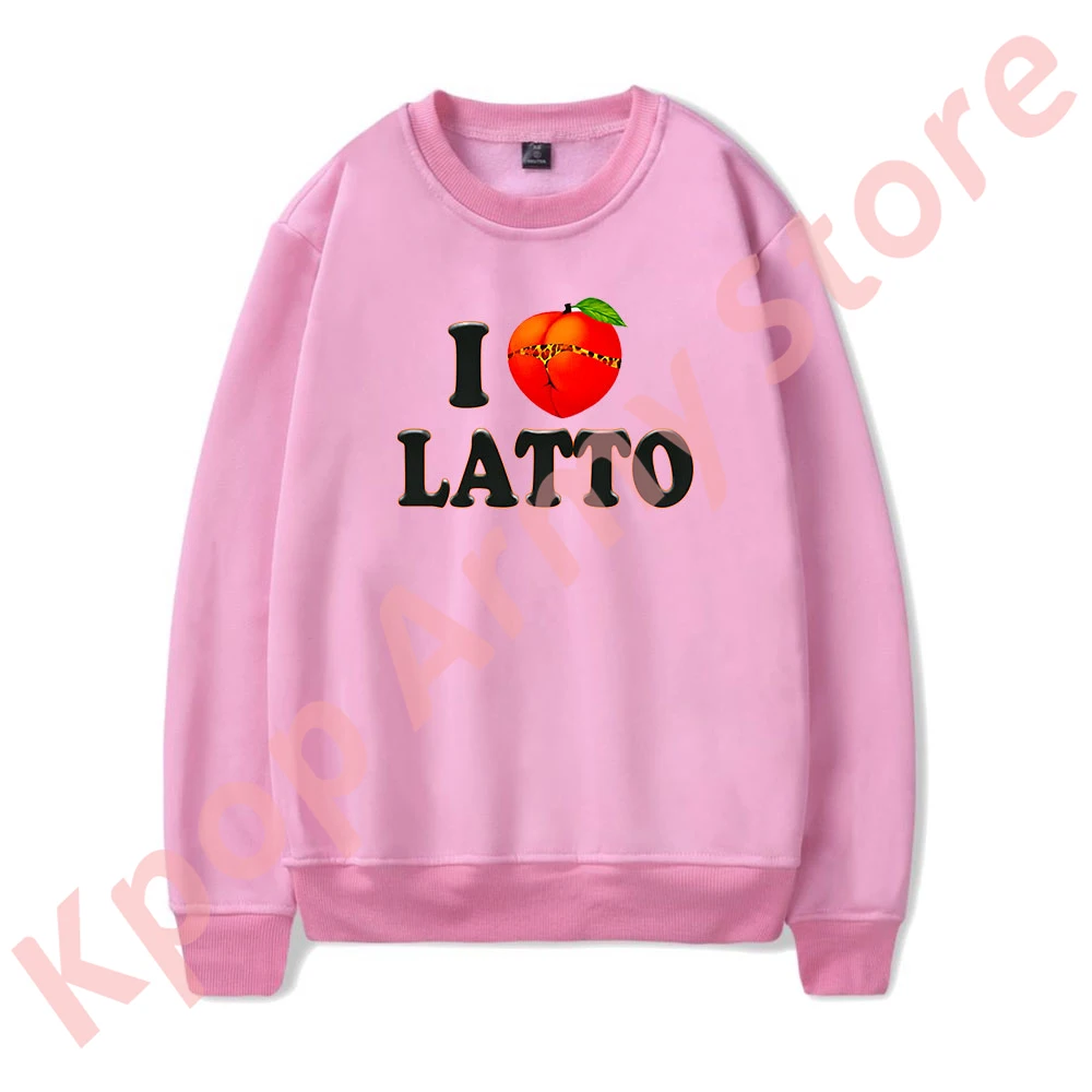 I Love Latto Crewneck Sweatshirts Sugar Honey Iced Tea Tour Merch Cosplay Women Men Fashion HipHop Streetwear