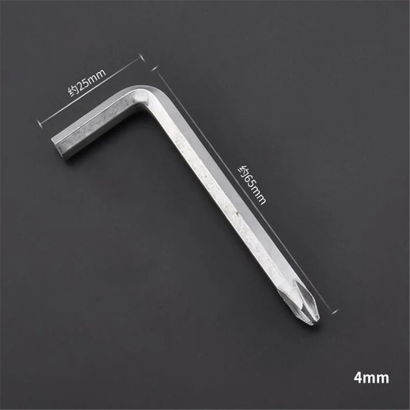 L Shaped Hex Wrench Screwdriver 4mm 5mm 6mm Carbon Steel Allen Key Crosshead 4 5 Bicycle Spanner Repair Accessory Tool