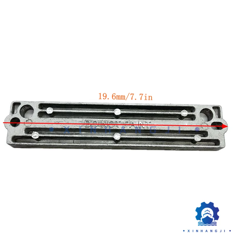 Outboard Aluminum block Anode 3C7-60218-2 for TOHATSU 2/4 stroke MFS25HP 30HP 40HP to 140HP