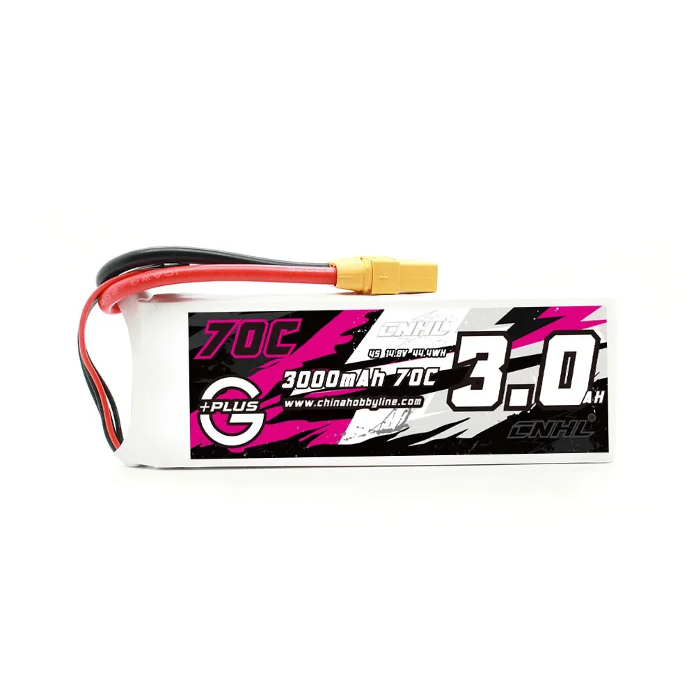 CNHL Lipo 3S 4S 11.1V 4.8V 3000mAh Battery 70C With XT90 Plug For RC Quadcopter Helicopter Airplane Drone FPV Car Boat Parts