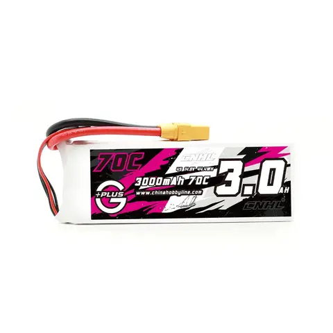 CNHL Lipo 3S 4S 11.1V 4.8V 3000mAh Battery 70C With XT90 Plug For RC Quadcopter Helicopter Airplane Drone FPV Car Boat Parts