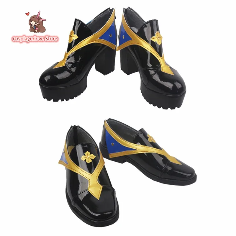 

wiwiwi 123Genshin Impact Kamisato Ayato Xingqiu Cosplay Shoes Boots Halloween Carnival