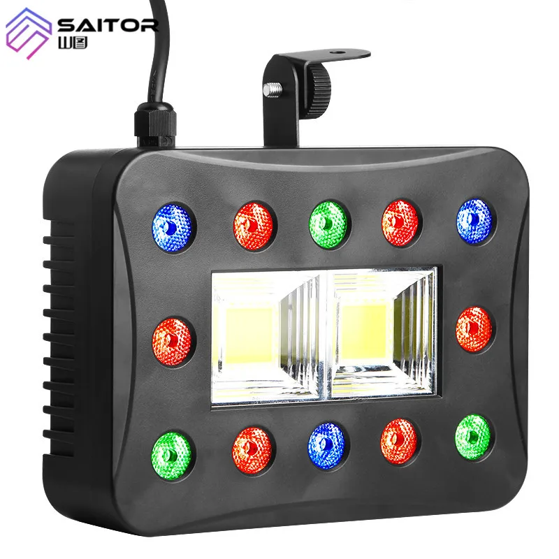 

New LED Stage Light 30W Strobe Light RGB + White Light Bar KTV Atmosphere Light Wedding Decoration Light