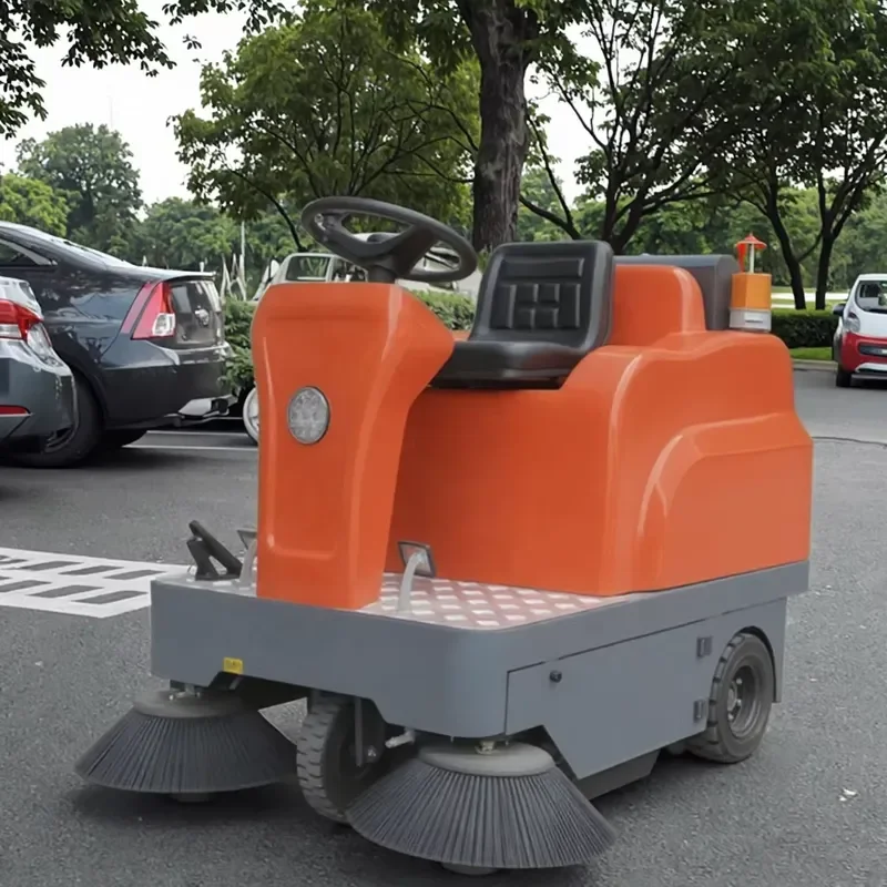2026 China Cheap Electric Epoxy Floor Cleaning Machine 48v Warehouse Road Sweeper Equipment Clean-in-place Scraping Sweeper
