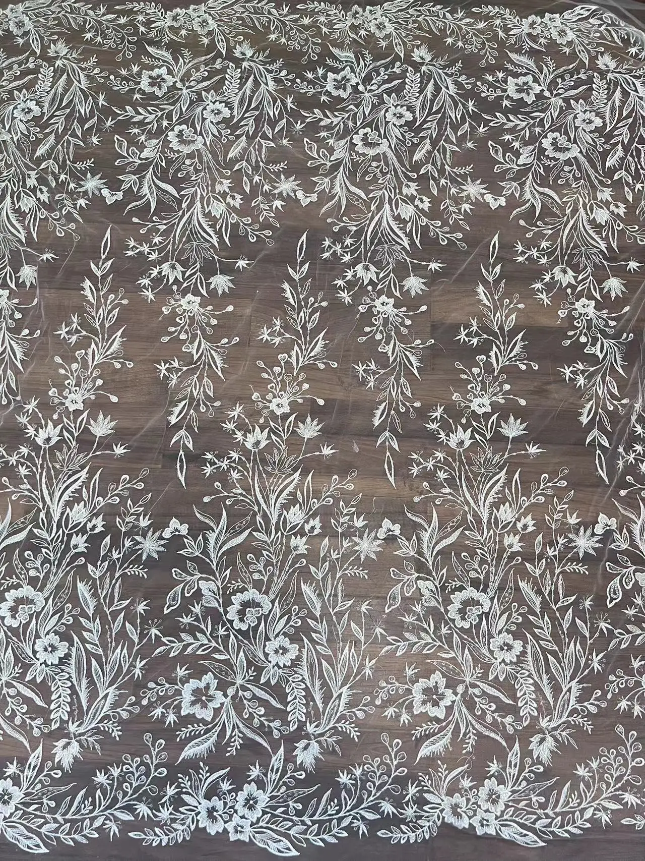 Autumn Big flower lace fabric 130cm wide sold by yard