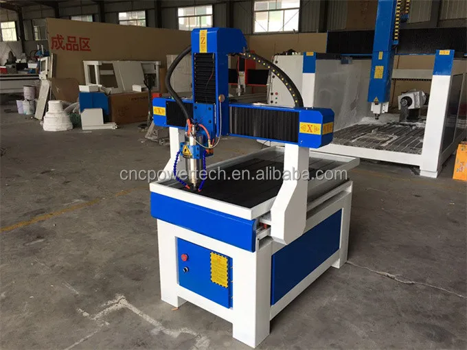 Mini Router CNC Machine 3kw Spindle NC Studio/Syntec/RichAuto Control 600x900mm Work Area Single Spindle Used