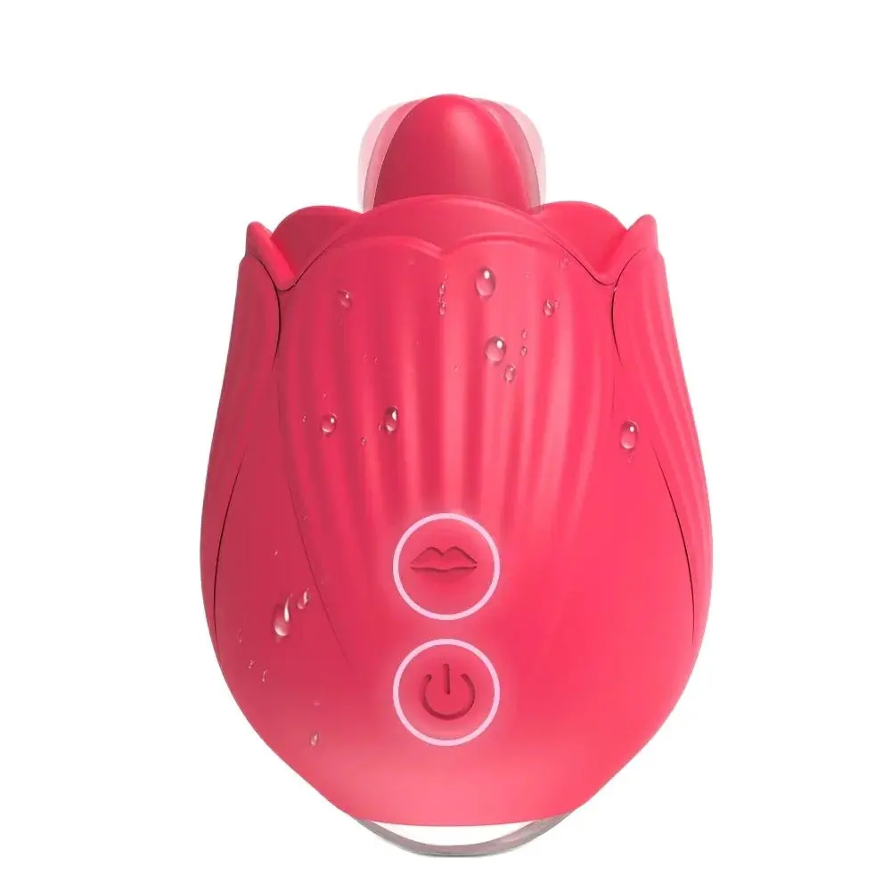 Vibromasseur Rose injuste pour femme, stimulateur de clitoris, langue, léchage Chev, masturbateur féminin, bons continents, jouets sexuels pour