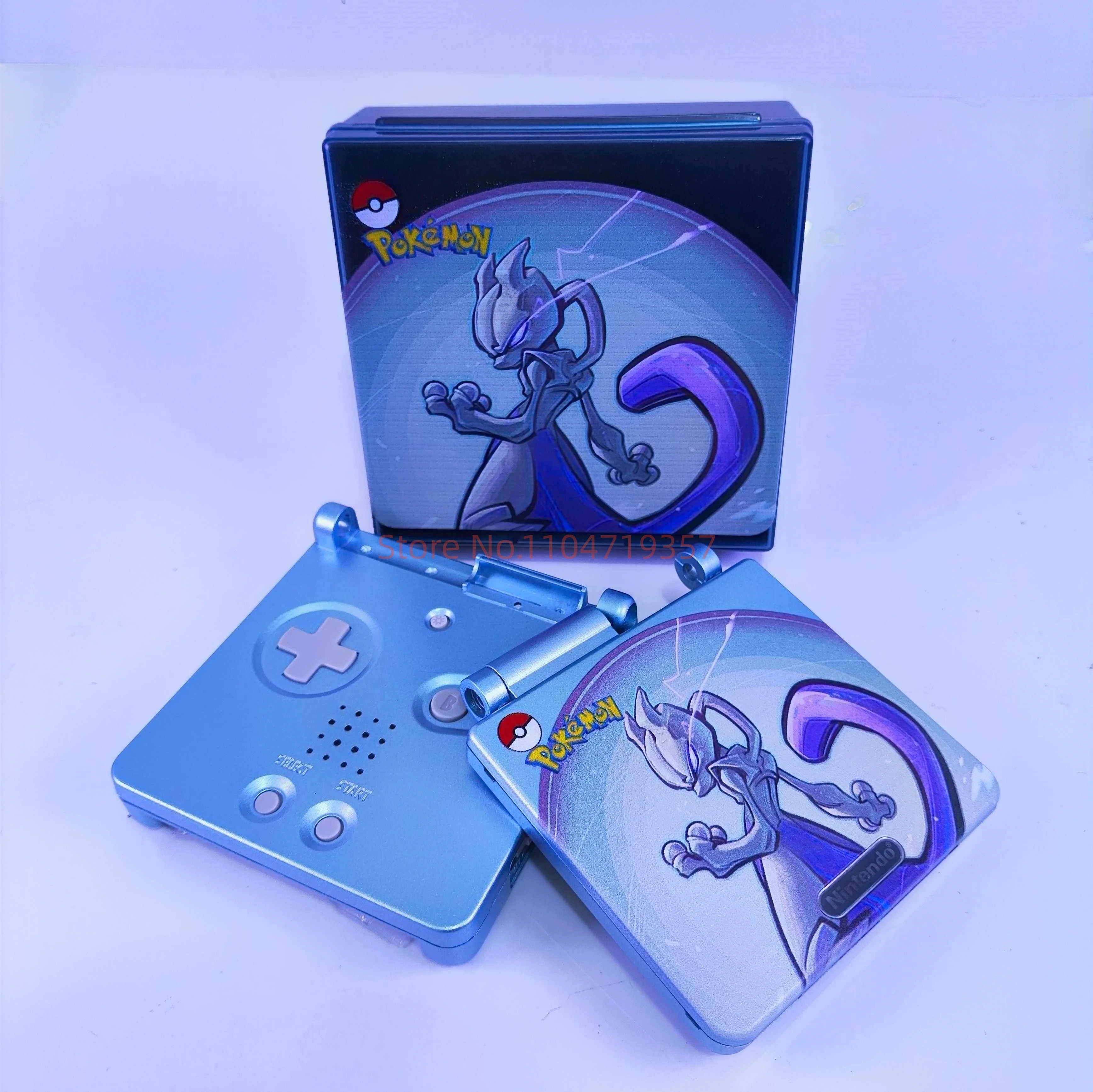 Met Box Gba Sp-verpakking en Shell Set Gengar Limited Edition, compatibel met Ips-scherm, Limited Edition speelgoedgeschenken