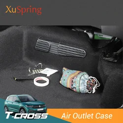 Car Seat Under AC Air Vent Outlet Cover Protective Trim Styling for VW T-cross Tcross 2018 2019 2020 2021 2022