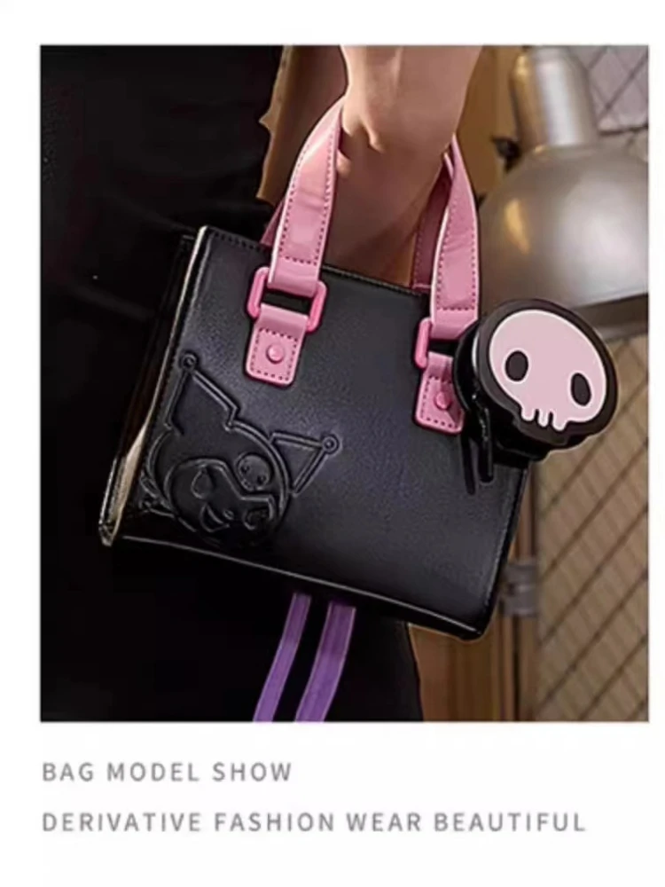 Женская оригинальная сумка через плечо для подарка на день рождения Kuromi, модная трендовая сумка на плечо, новинка 2024, роскошная женская сумка