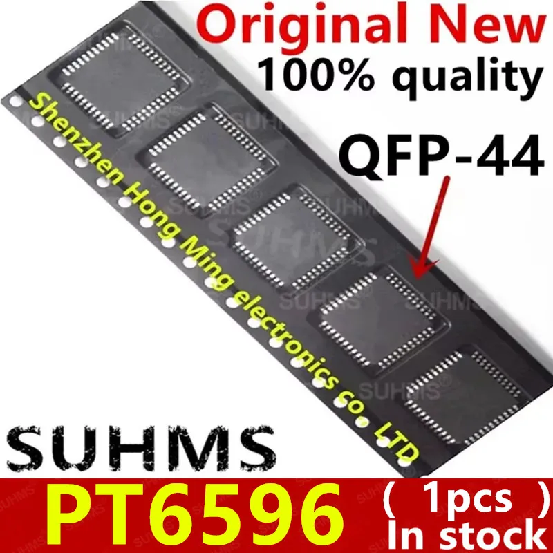 (1piece)100% New PT6596 QFP-44 Chipset