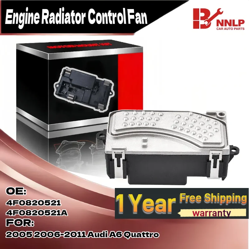 

For RU-610 A/C Heater Blower Motor Fan resistor For 2005 2006-2011 Audi A6 Quattro 4F0820521; 4F0820521A