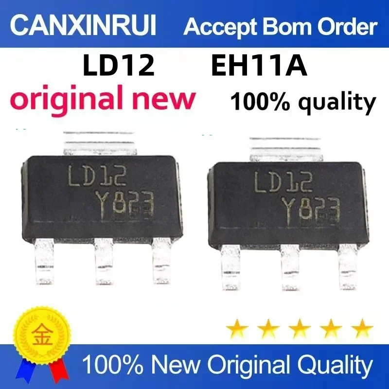 (5 pieces) LD1117S12TR SOT-223 silk screen LD12 silk screen EH11A AZ1117H-AJTRE1