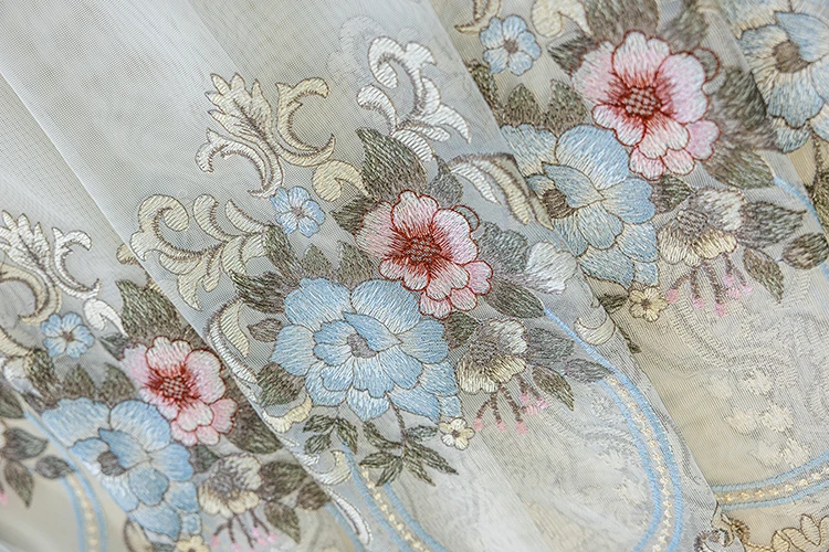 Benutzerdefinierte Größe!! Hochwertige, luxuriöse, atmosphärische Chenille-Verdunkelungsvorhänge im europäischen Stil für Wohnzimmer, Esszimmer, Schlafzimmer, Dekor, Fenster – Detail 35