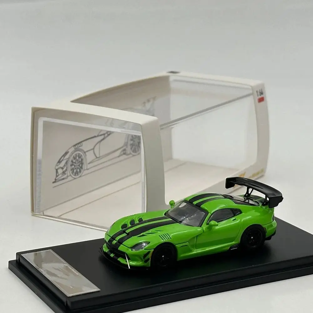 1/64 for Viper MK3 ACR Magnetic Hood Racing Sports Diecast Models Car Miniature Limited Collection Hone Model Auto Toys