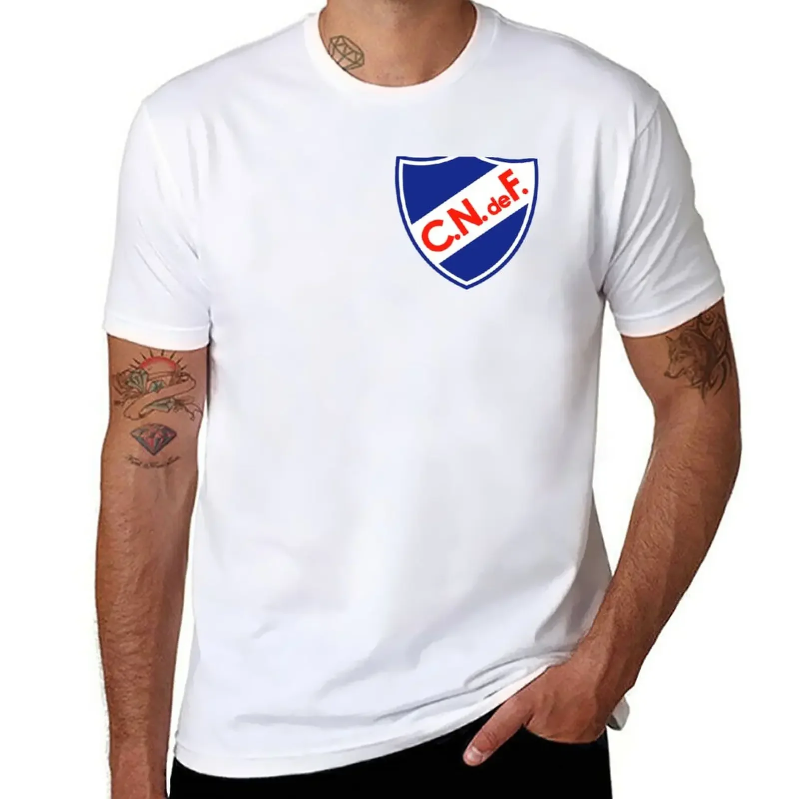 Summer Tops Custom Design Your Own Funny T Shirts Mens Clothing New Club Nacional De Futbol T-Shirt Sweat Graphic Oversized Tee