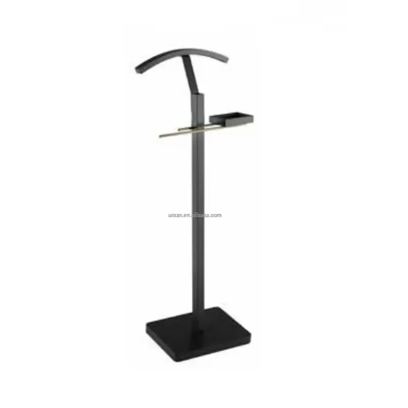 Luxury Stainless Steel Coat Rack Valet Hanger for Household Furniture Heavy Duty Clothes Stand Organizer Modern Home Decor