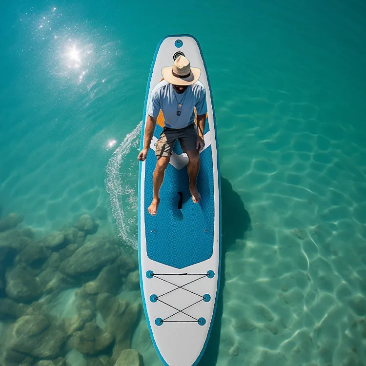 SPU Standing Inflatable Paddle Outdoor Paddle Drifting Surfboard Hot Melt Paddle