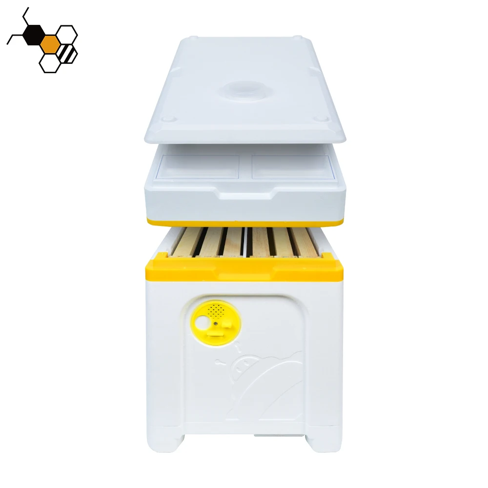 Automatic Heat Preservation 6 Frames Queen Bee Mating Nuc Box for Bees Queen Rearing Beehive for Beekeeper