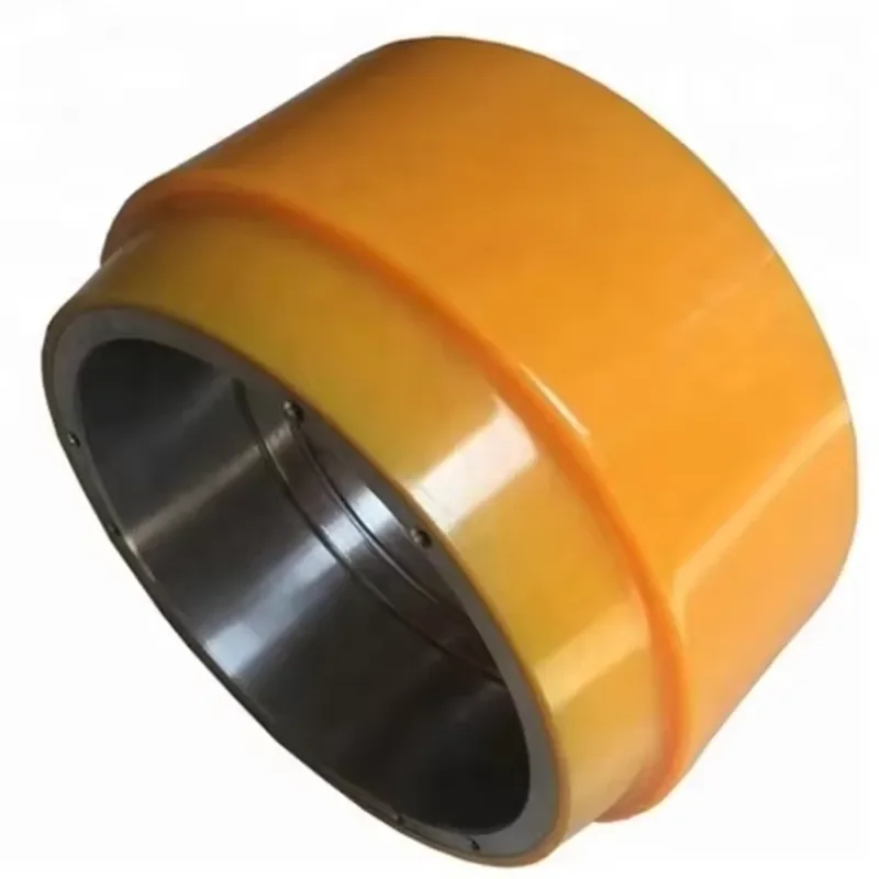 Chinese Professional Factory Long Service Life Electric Stacker Durable Polyurethane Solid PU Drive Traction Wheel Tire