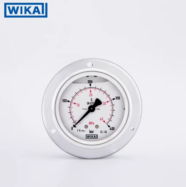 Original WIKA pressure gauge shock resistance 213.53.063 dial diameter 63MM Installation with frame in front of the axis G1/4B