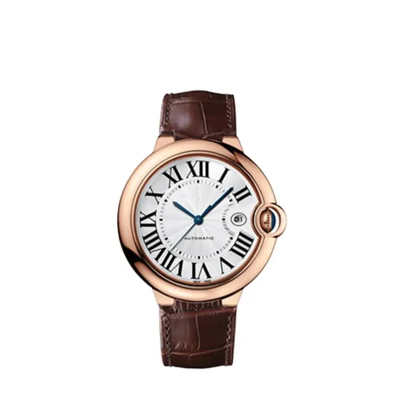 2022 Luxury Trend New Men\'s Women\'s Watches Automatic Mechanical Watch Quartz Rose Gold Black Blue leather