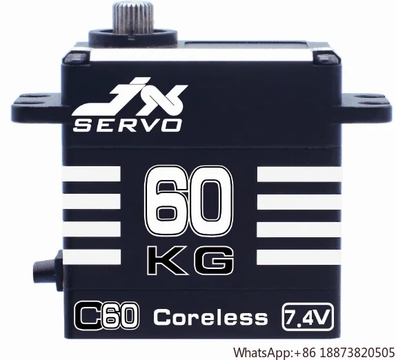 

high performance C60 60kg.cm super coreless servo 7.4V high pressure gear suitable Waterproof RC Car vehicle robots