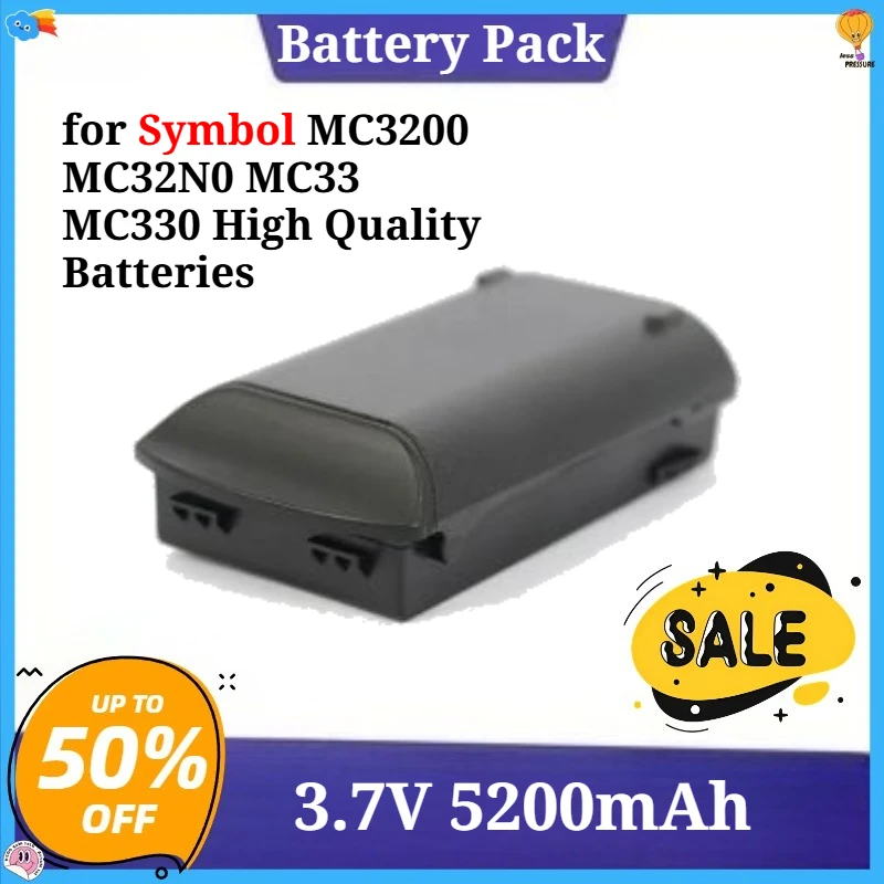 

for Symbol MC3200 MC32N0 MC33 MC330 High Quality Batteries 3.7V 5200mAh Replacement Battery 82-000012-02