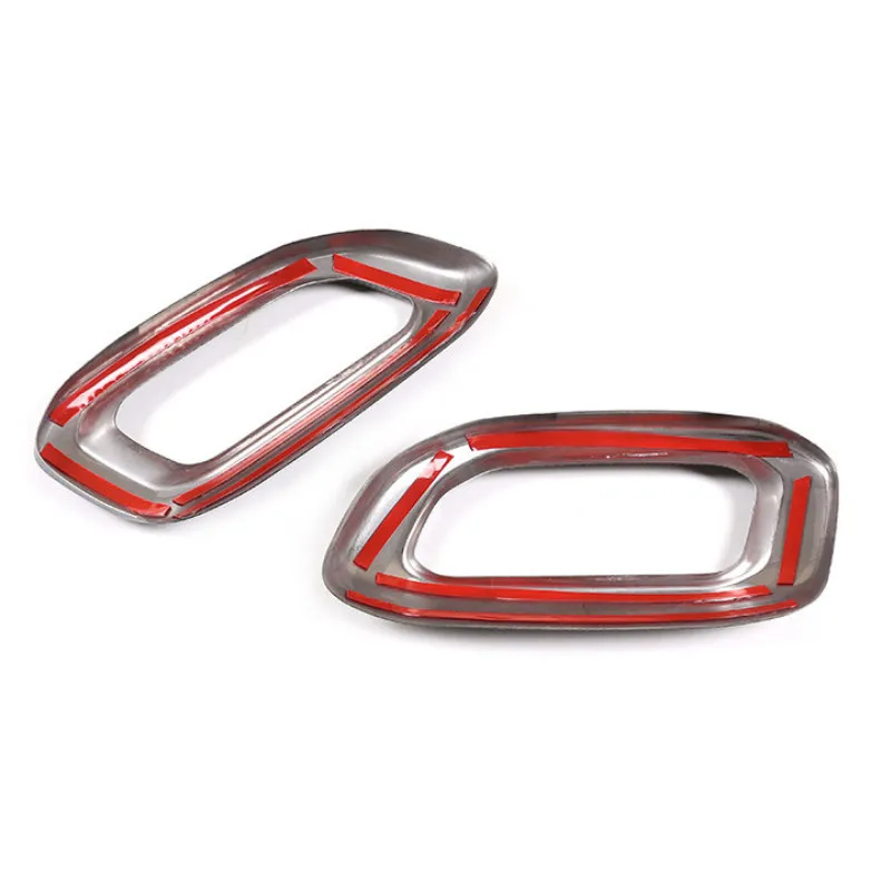 For Mercedes Benz GLE350 GLE450 GLC GLS W167 X253 X167 2020 Car Accessories Rear Exhaust Tail Muffler Pipe Output Cover Trim