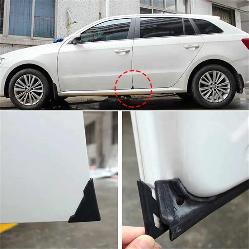 Car Door Corner Anti-collision Protector Bar Stickers Silicone Anti-Scratch Car Door Corner Protection Guards For Auto Door Care