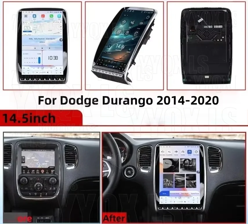 14.5 Inch For Dodge Durango 2014-2020 Android 8-Core Car  Radio Multimedia Player Stereo Receiver GPS Navigation 4G Carplay Wifi