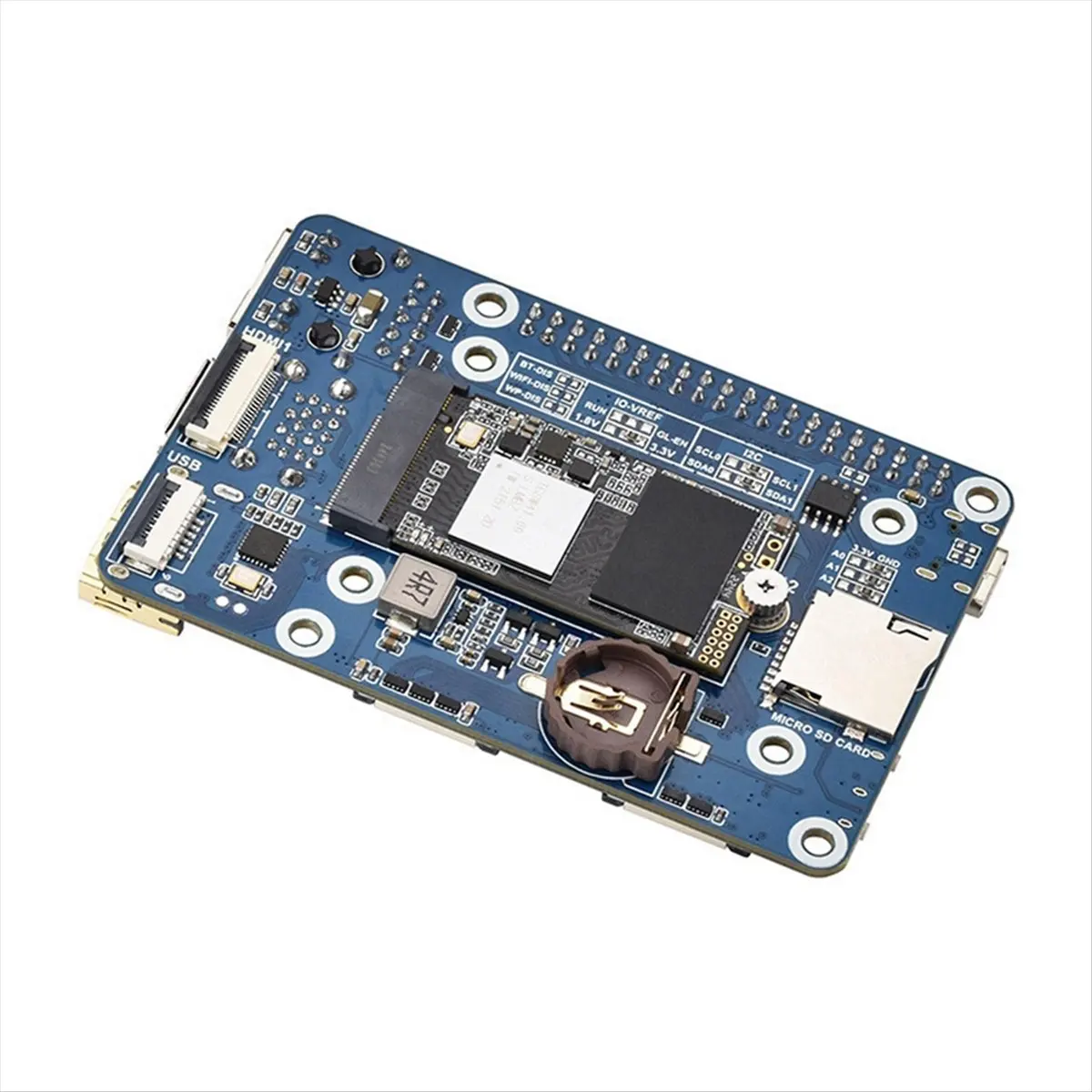 A49T  Mini Base Board for CM5 Expansion Board B-Type -Compatible RJ45 Gigabit Ethernet M.2 Slot for CM5